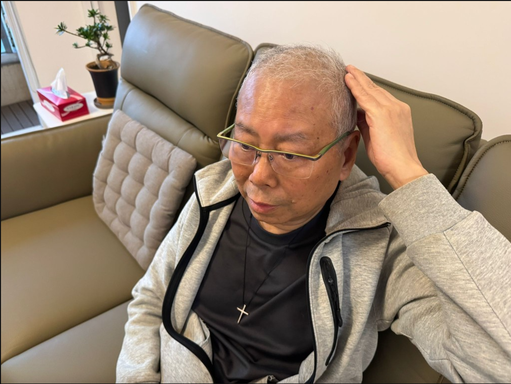 Mr. Lu during his early treatment period, reflecting on his diagnosis